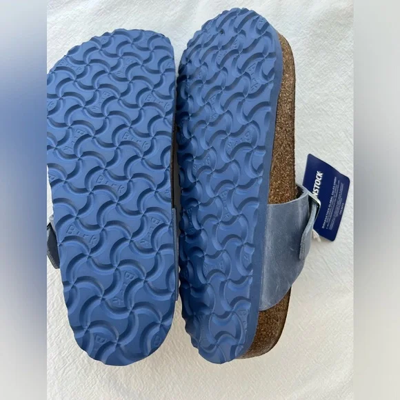 Birkenstock Oiled Leather Gizah Braided size 37 New - Picture 4 of 6